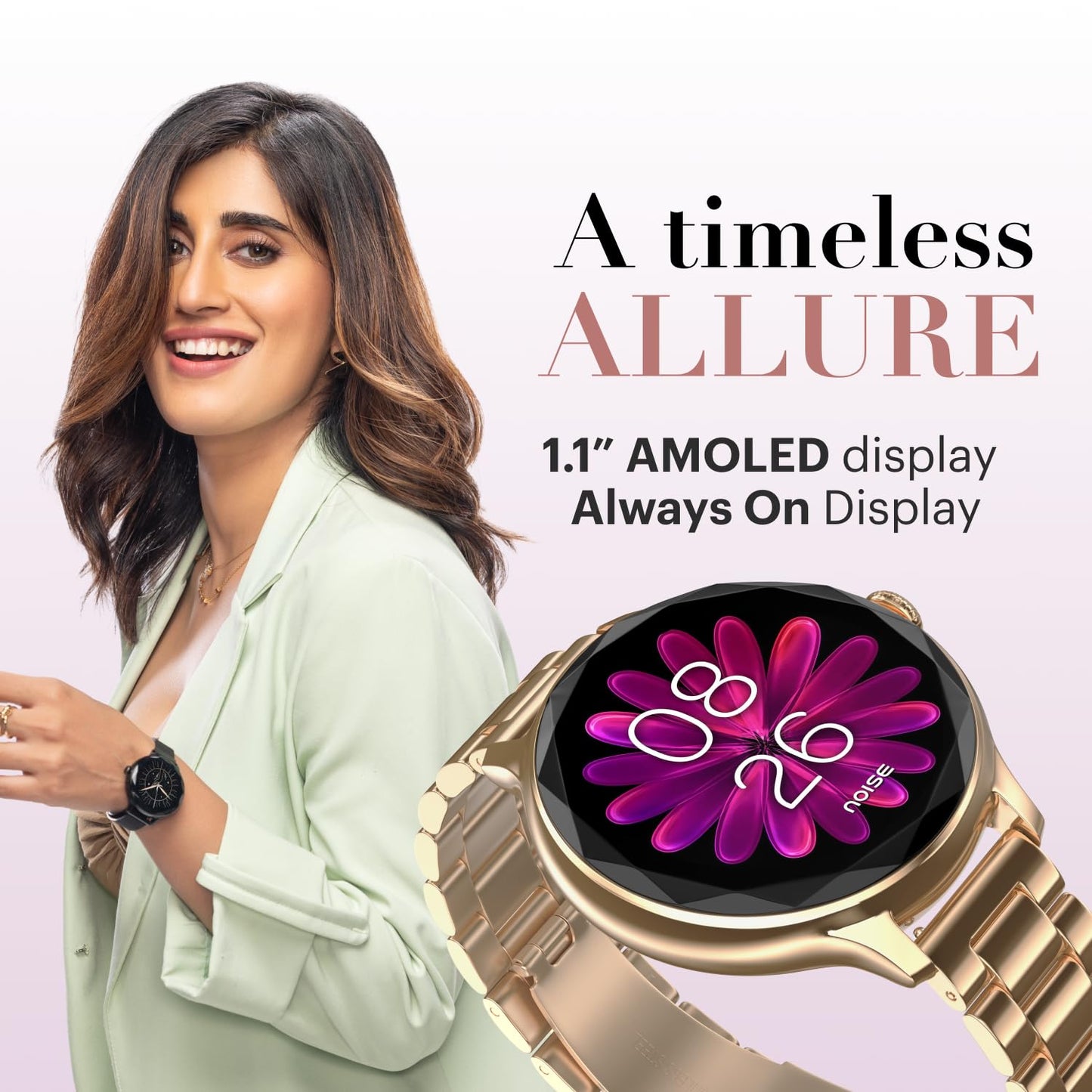 Smartwatch for Women with Diamond Cut Dial