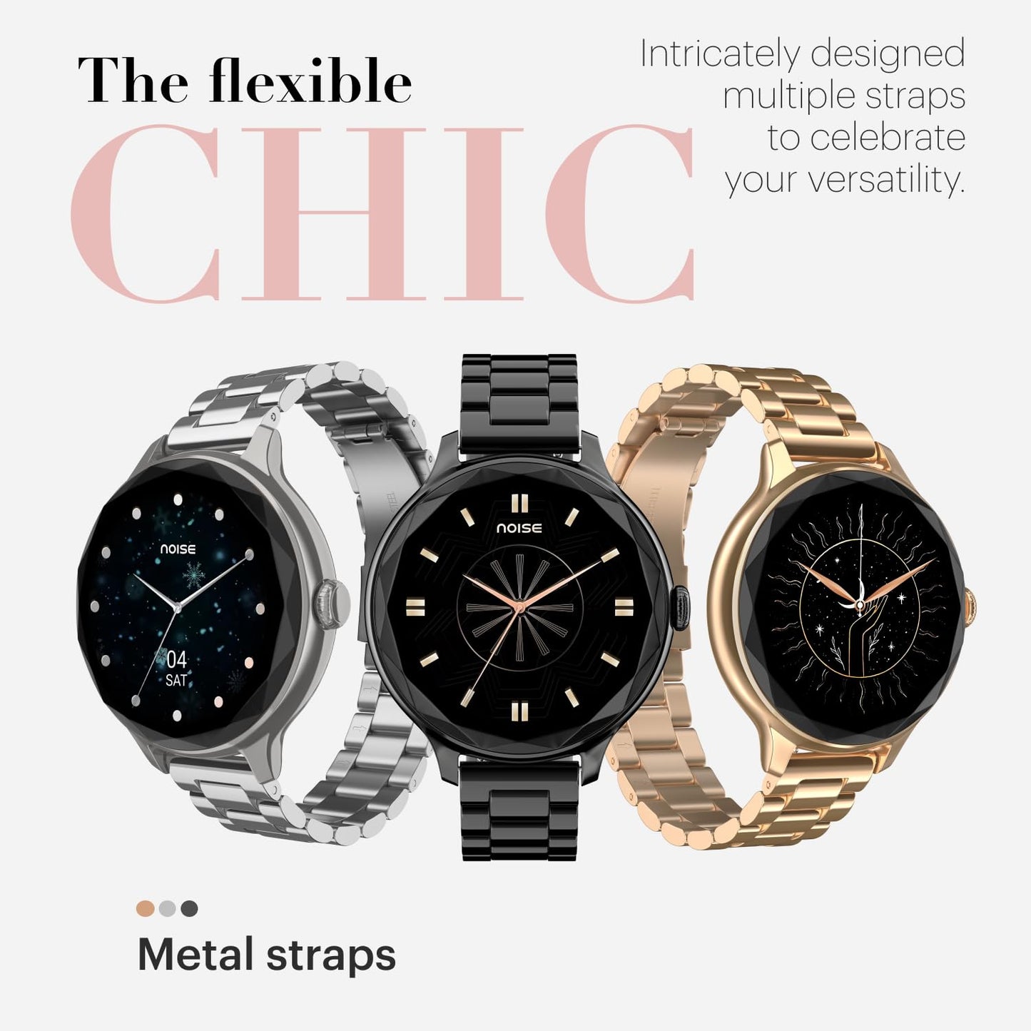 Smartwatch for Women with Diamond Cut Dial