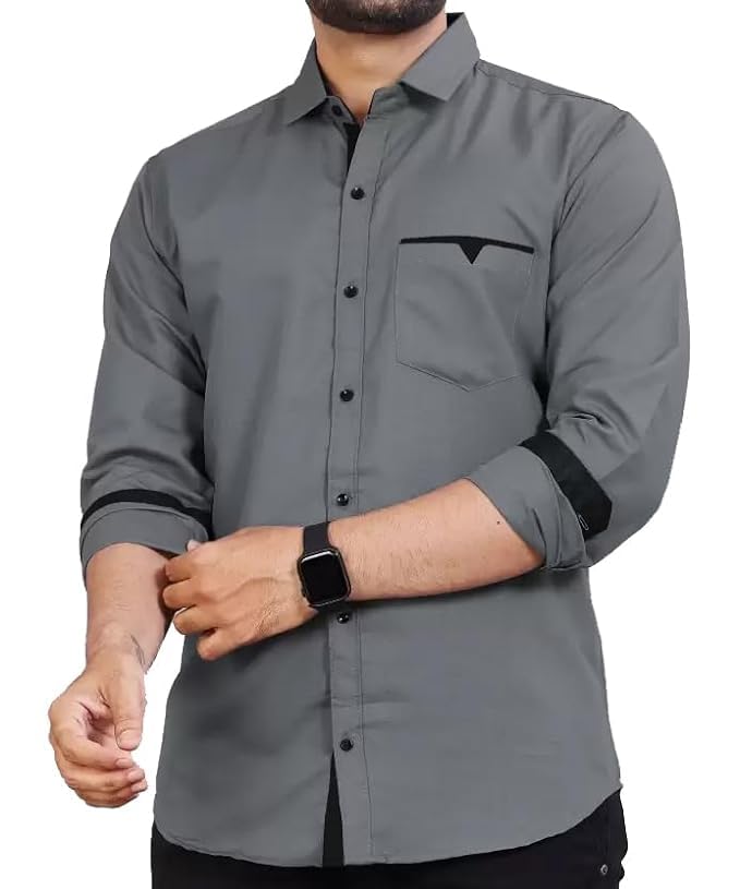 Soft Touch Cotton Casual Shirt with Pocket